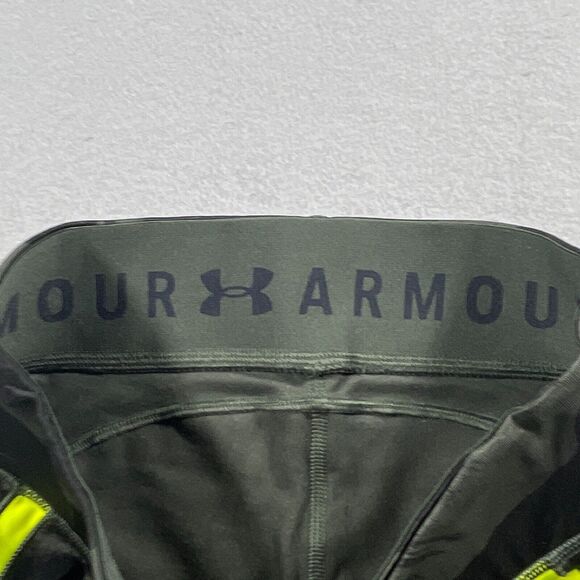 Under Armour Womens Medium‎ 7/8 Leggings Green Compression Camo Printed 26x26 - Picture 7 of 10